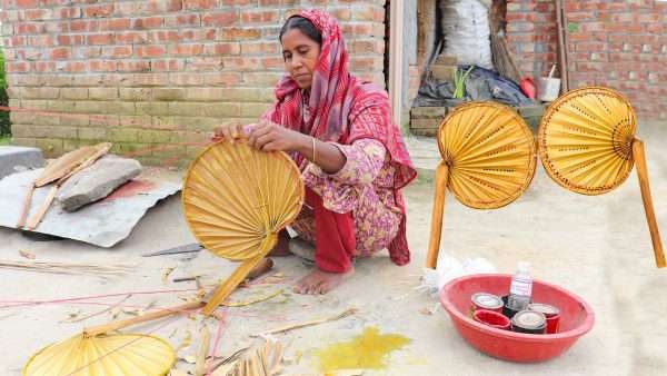 Hand made fan (tal patar pakha) - Image 2